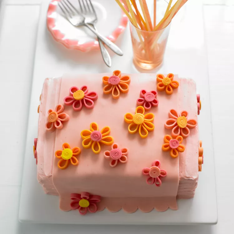 Cherry Flower Cake