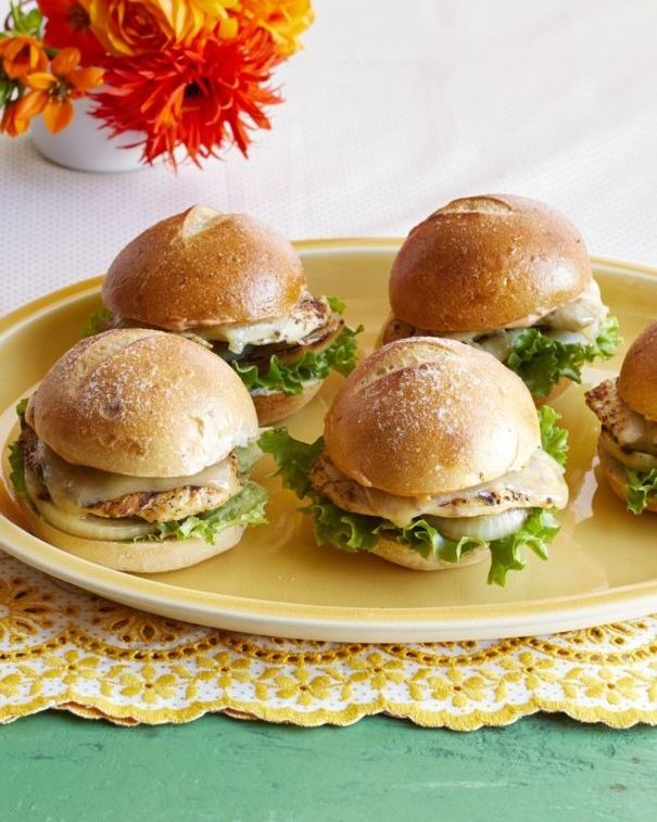 Grilled Chicken Sliders