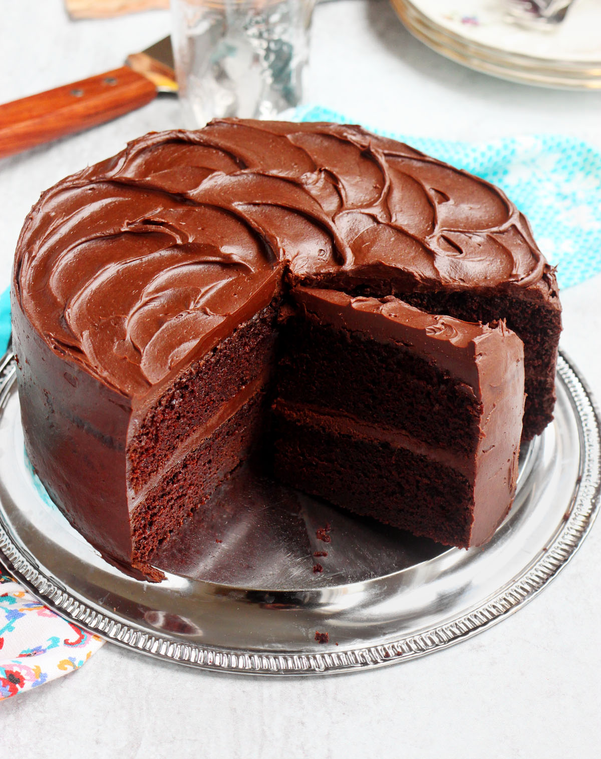 The BEST Moist Chocolate Cake recipe