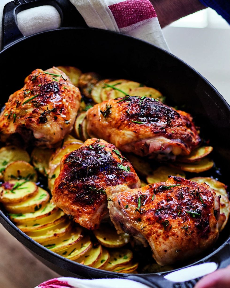 Ina Garten Skillet Roasted Chicken and Potatoes