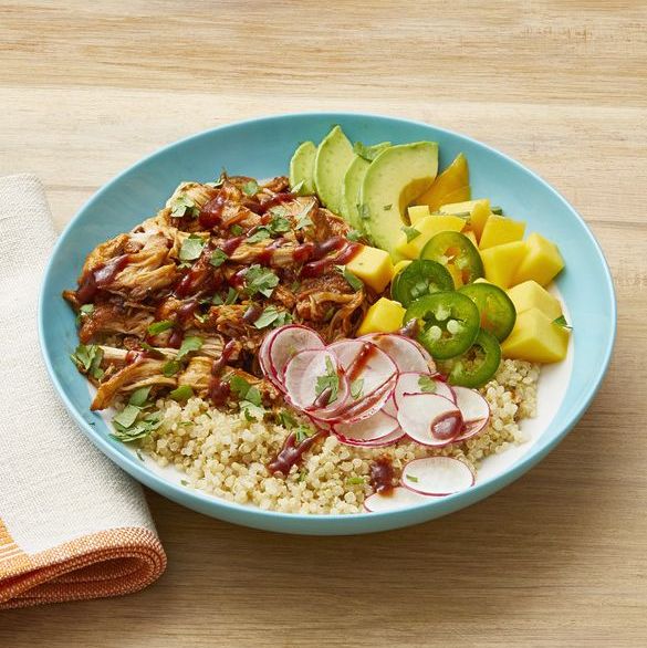 Instant Pot BBQ Chicken Grain Bowls