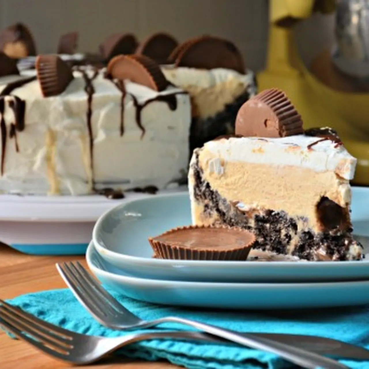 Peanut Butter Fudge Ice Cream Cake