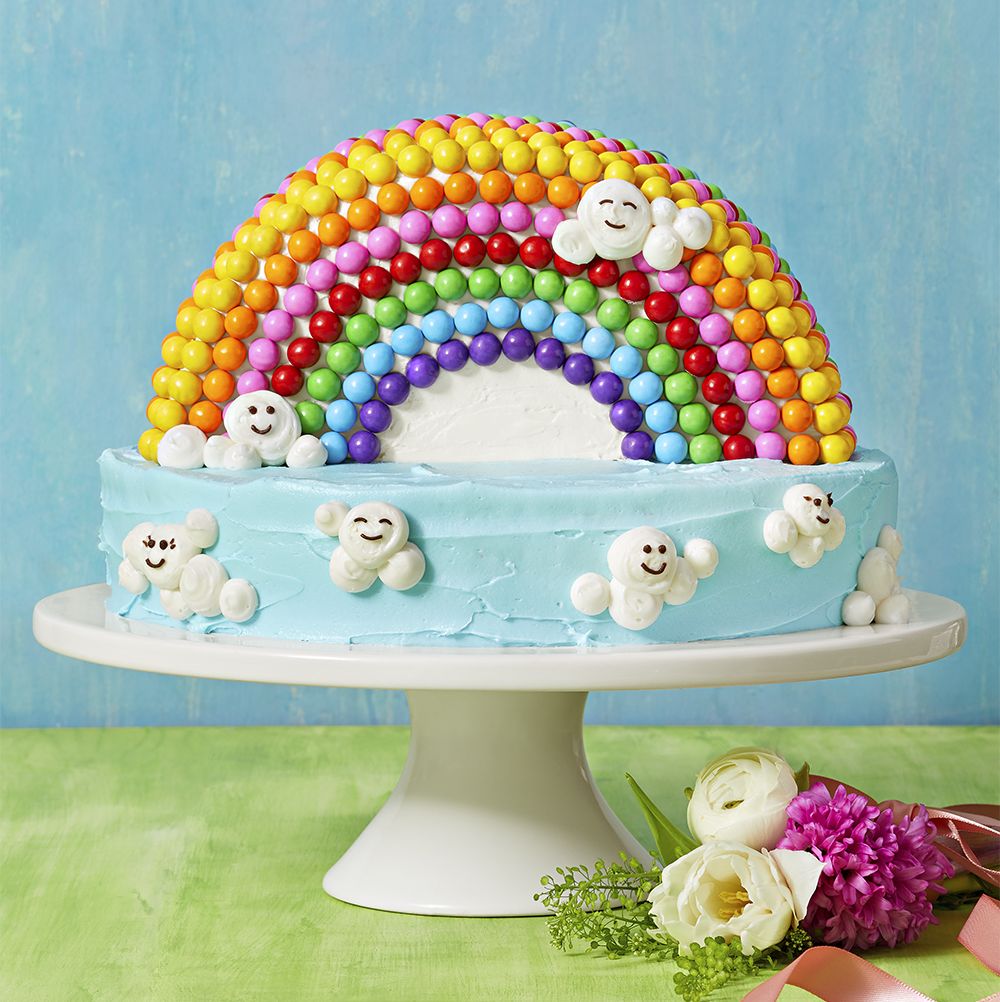 Rainbow Cloud Cake