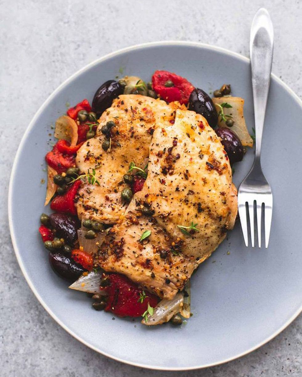 Slow Cooker Mediterranean Chicken