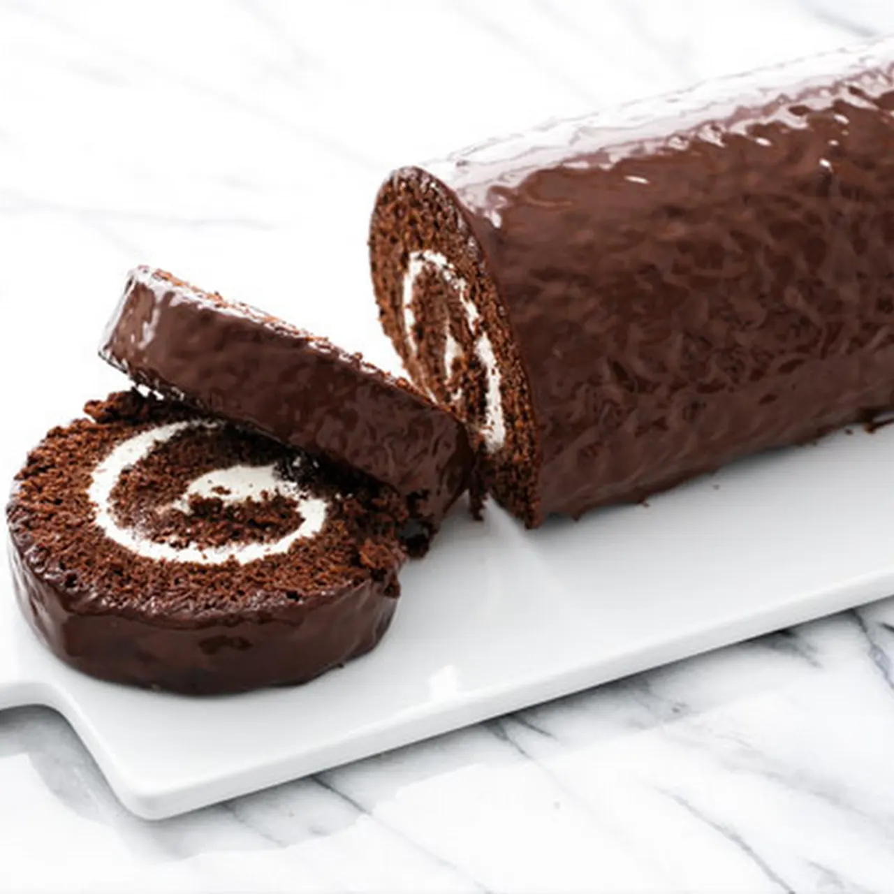 Swiss Chocolate Cake Roll