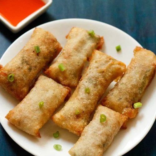 Crispy Veg Spring Roll Recipe