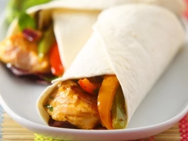 Achaari Salmon Wraps