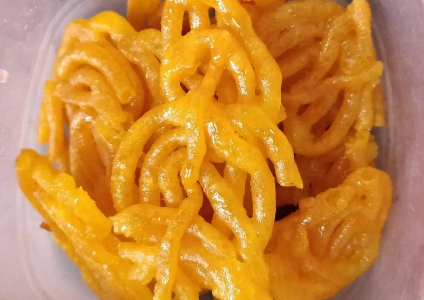 Air Fried Jalebi from Soya Flour 