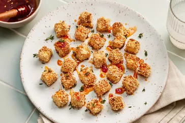 Crispy Hot Honey–Sesame Feta Bites