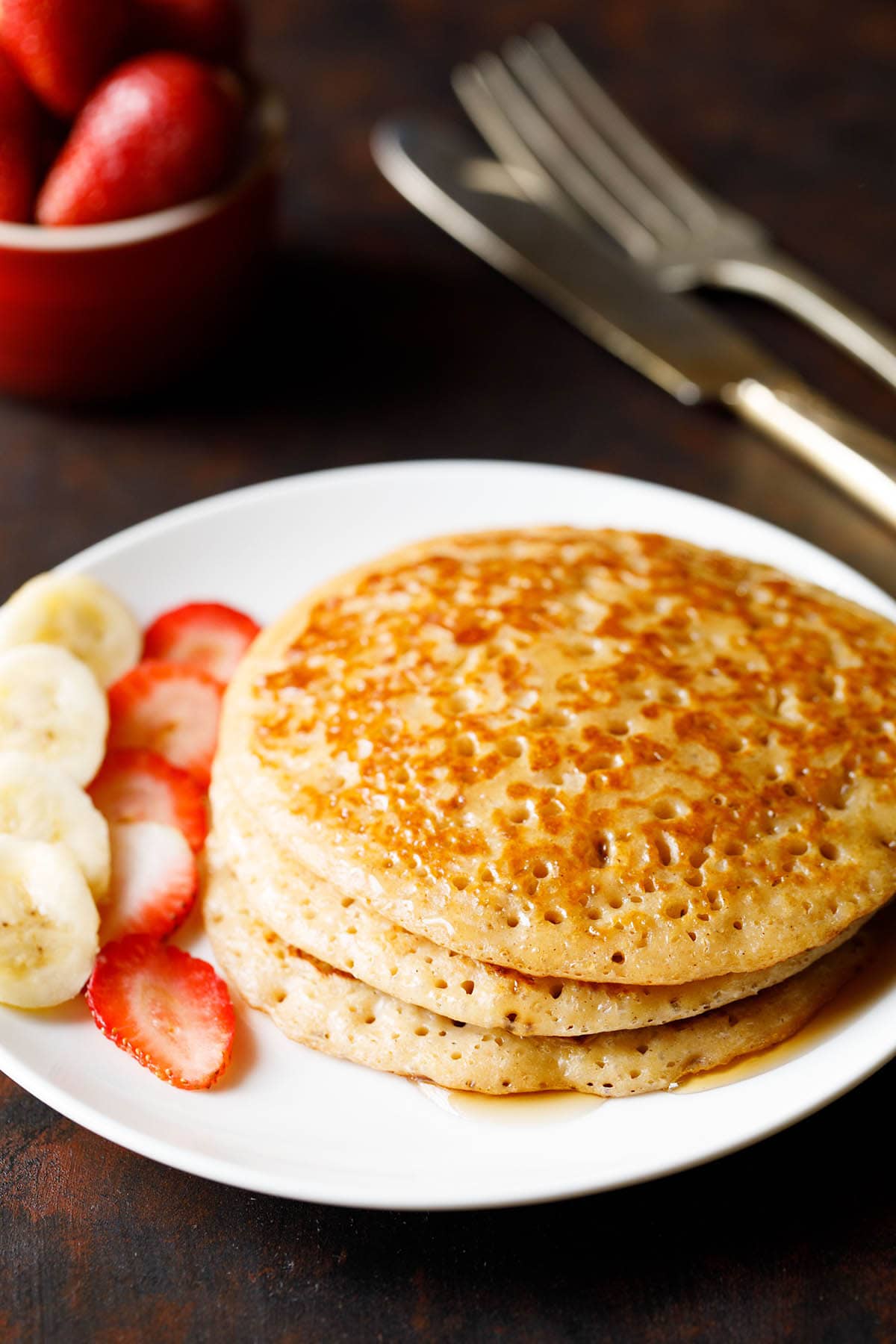 Eggless Pancakes Recipe
