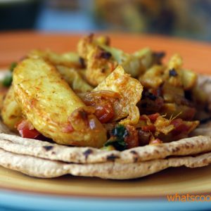 Roasted Aloo Gobi ki sabji