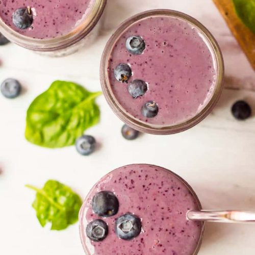5-Minute Blueberry Spinach Smoothie