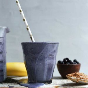 Blueberry Almond Butter Smoothie