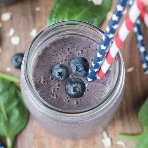 Blueberry Oatmeal Smoothie