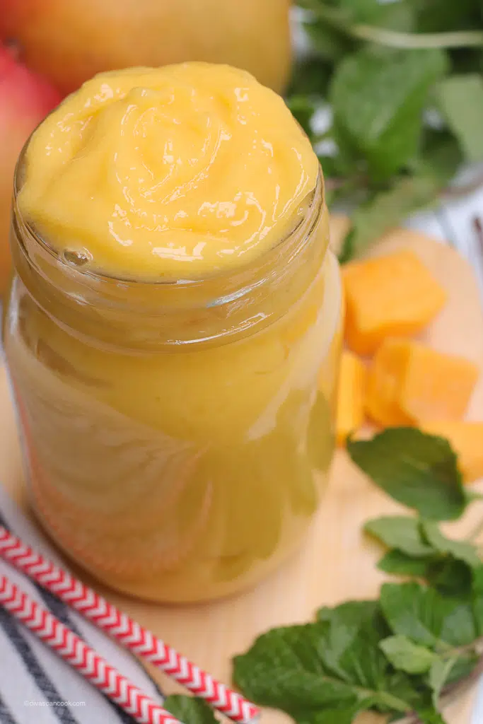Creamy  Frosty Mango Smoothie