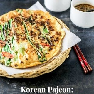 KOREAN SEAFOOD AND GREEN ONION PANCAKES