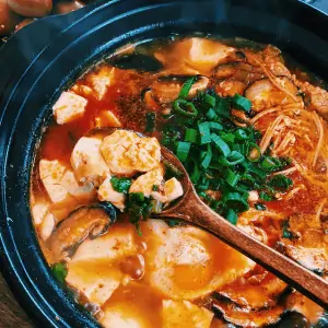 Korean Spicy Soft Tofu Stew