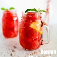 Korean Watermelon Punch