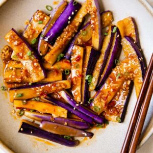 SPICY EGGPLANT STIR FRY