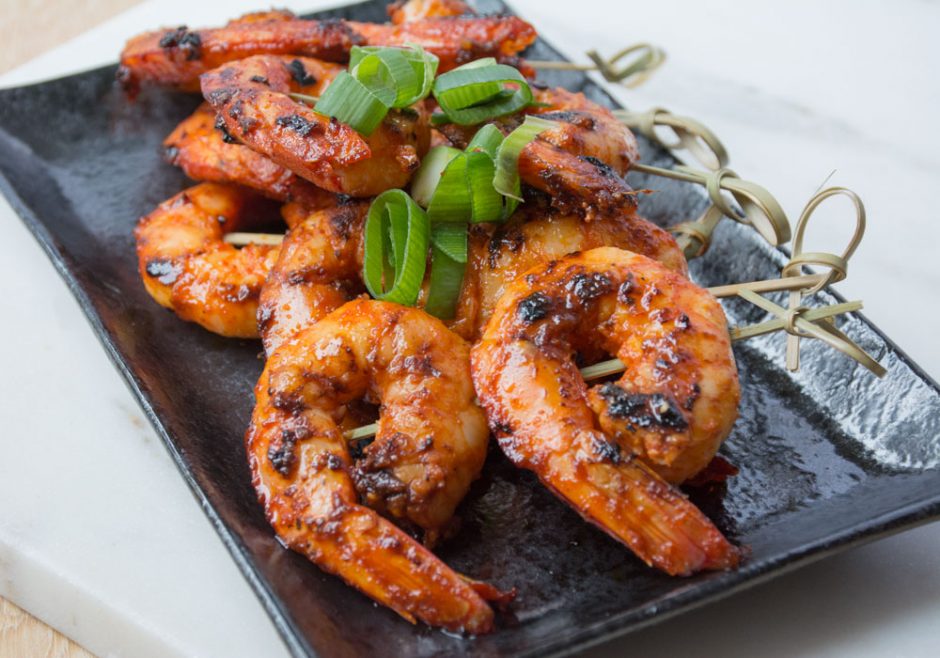 Spicy Grilled Shrimp Skewers