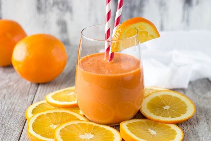 Stress Buster Orange Smoothie