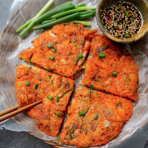 Korean Kimchi Pancakes 