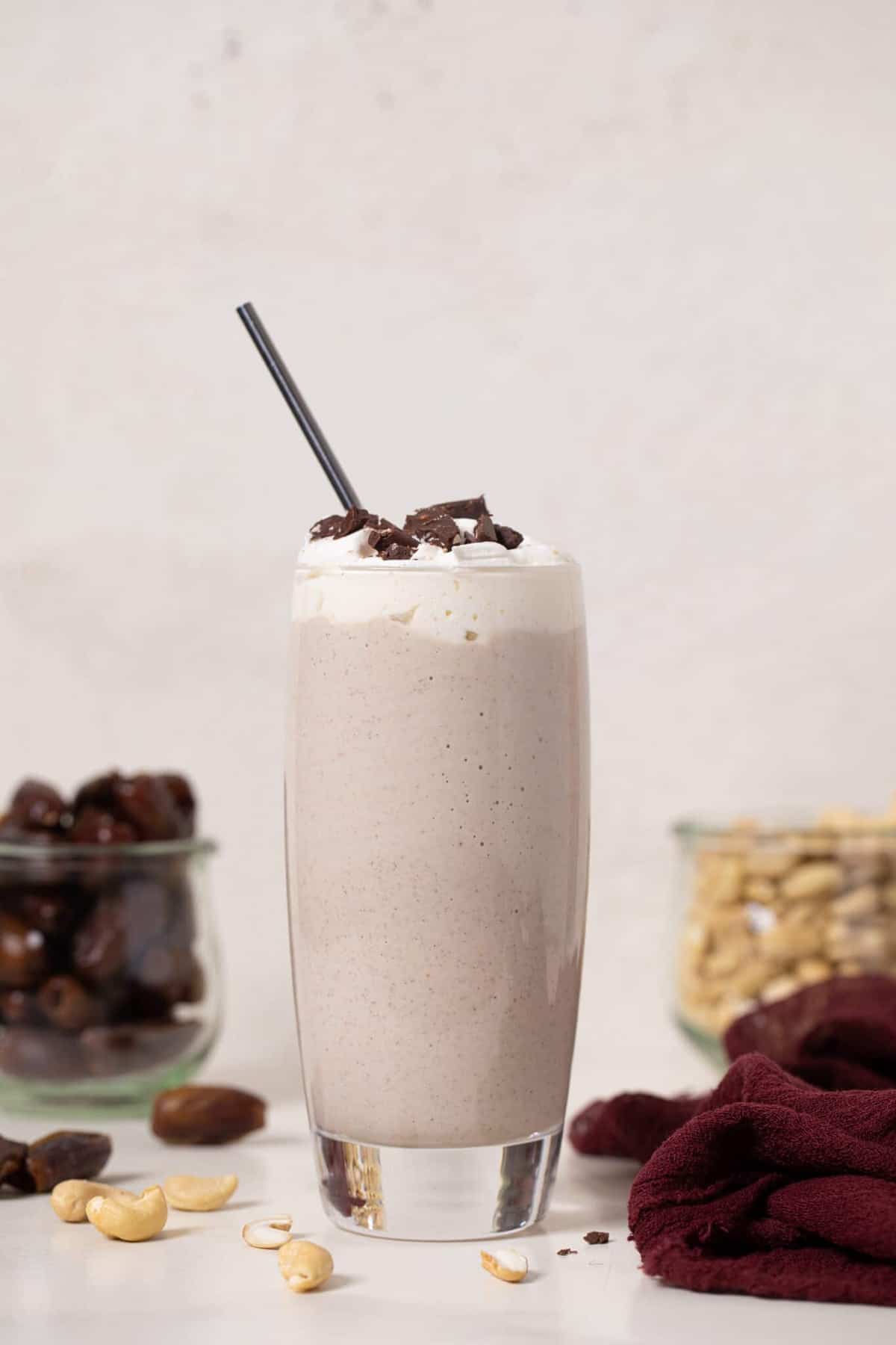 Healthy Cashew Date Morning Smoothie
