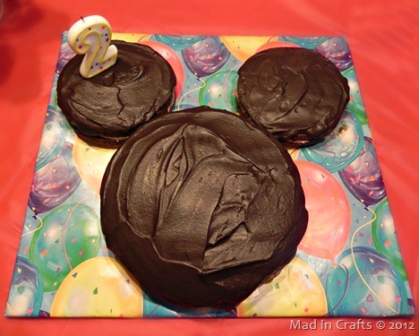 Easy Mickey Mouse Birthday Cake