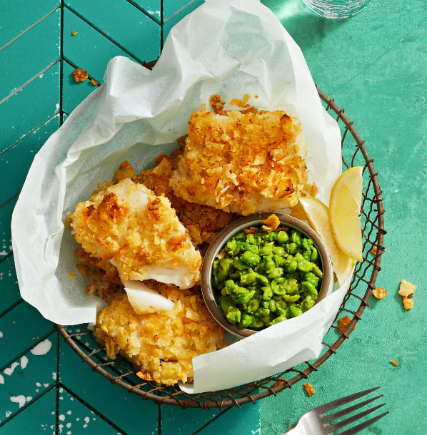 Air Fryer Fish and Chips