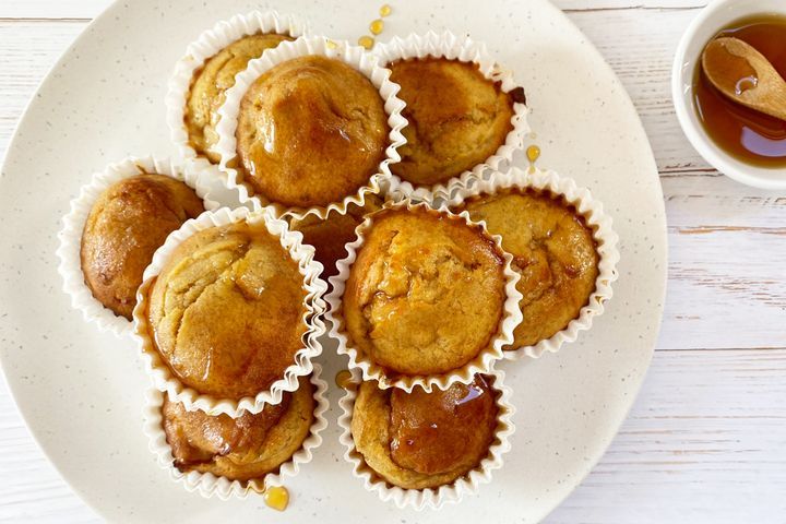 Air fryer banana muffins