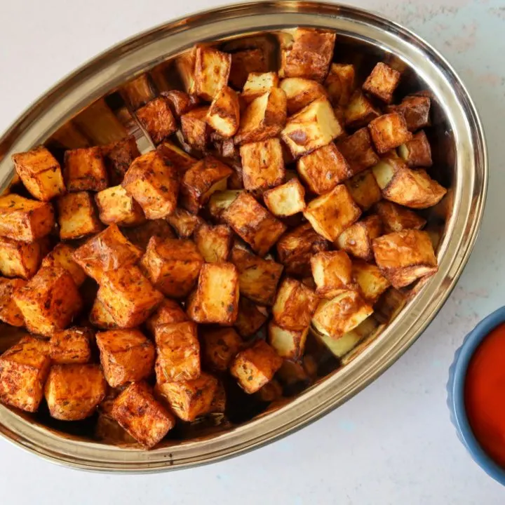 Air fryer diced potatoes