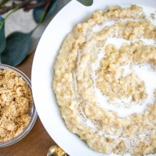 Brown Sugar Breakfast Quinoa