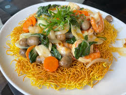 Combination Seafood Chow Mein