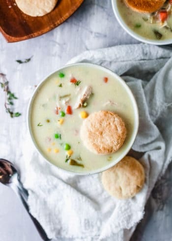 Instant Pot Chicken Pot Pie Soup 