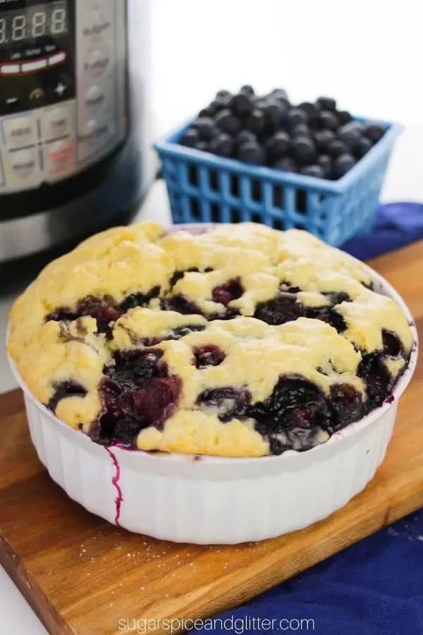 Instant Pot Blueberry Cake