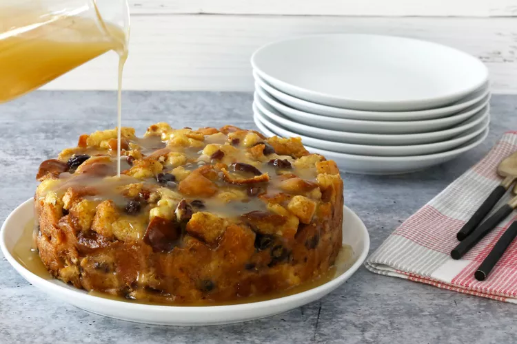 Instant Pot Bread Pudding With Bourbon Sauce