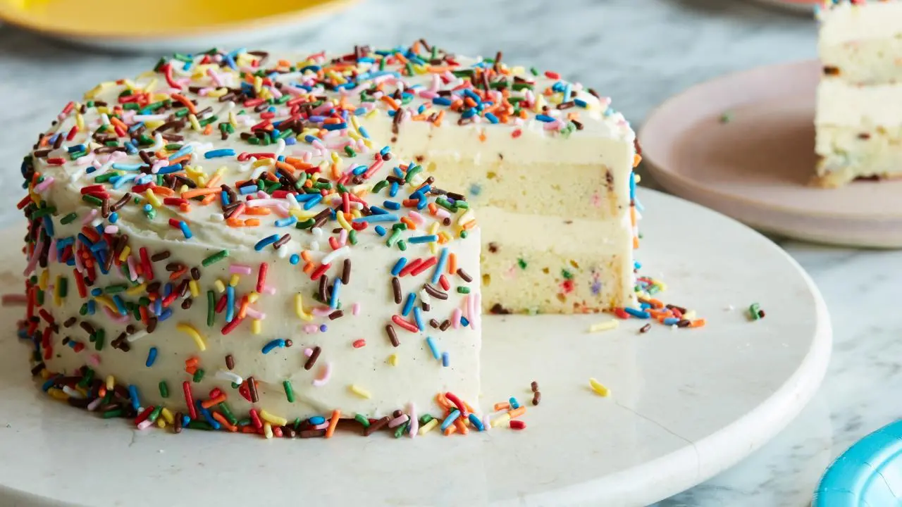 Instant Pot Confetti Birthday Cake