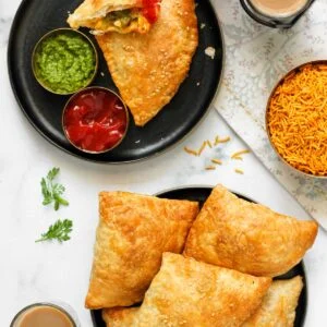 Jalapeno Corn and Cheese Samosas