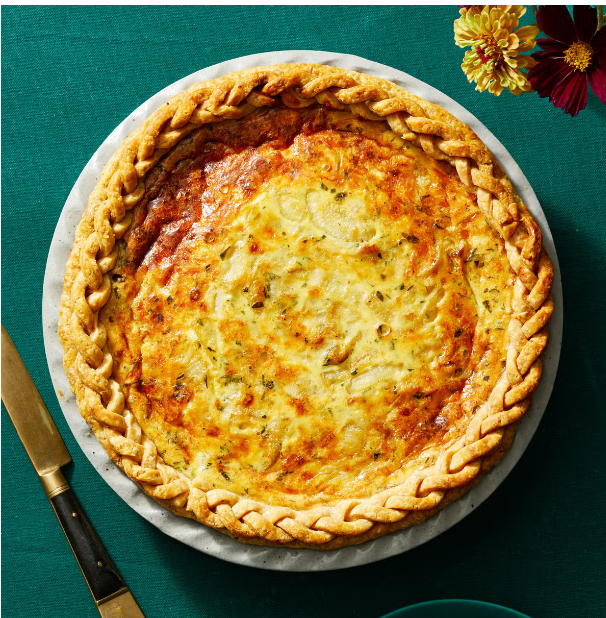 Onion and Gruyère Quiche