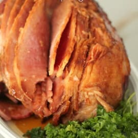 Slow Cooker Maple Glazed Ham Recipe