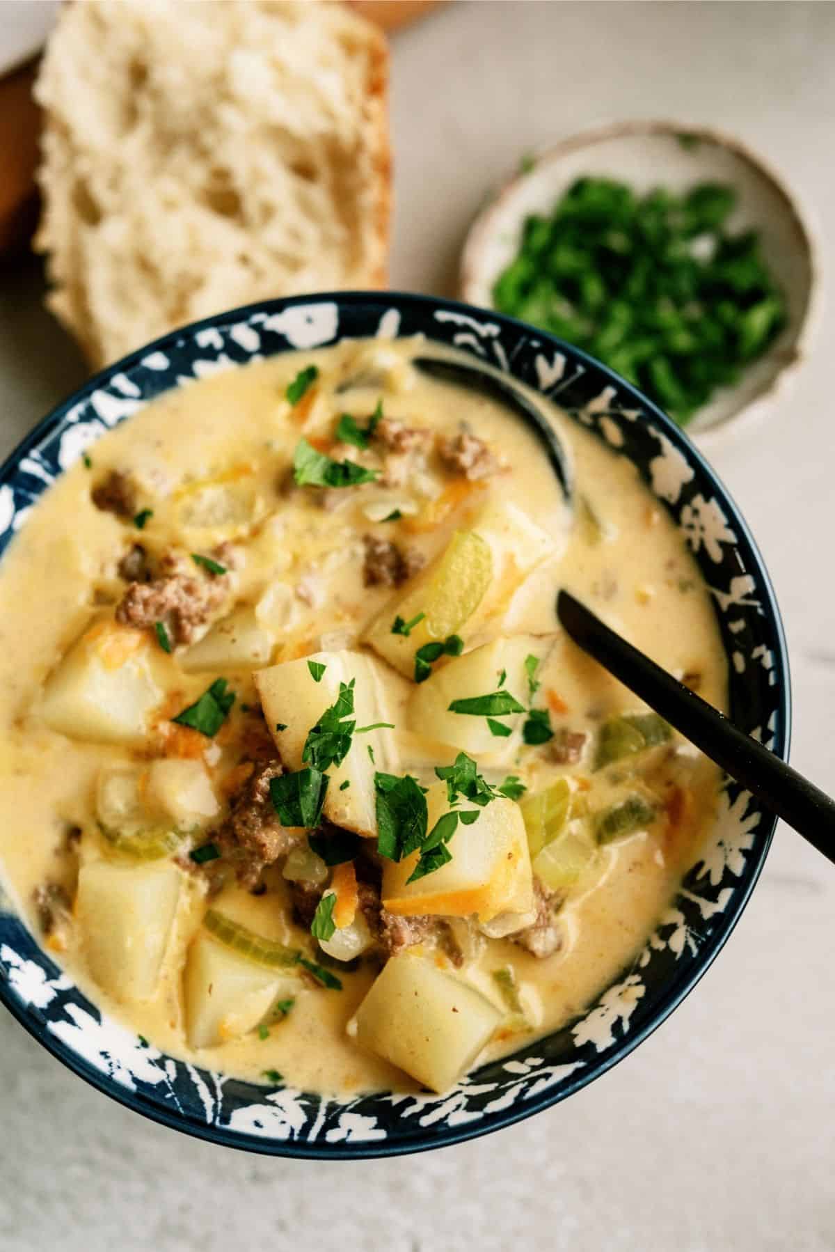 The Best Cheeseburger Soup Recipe