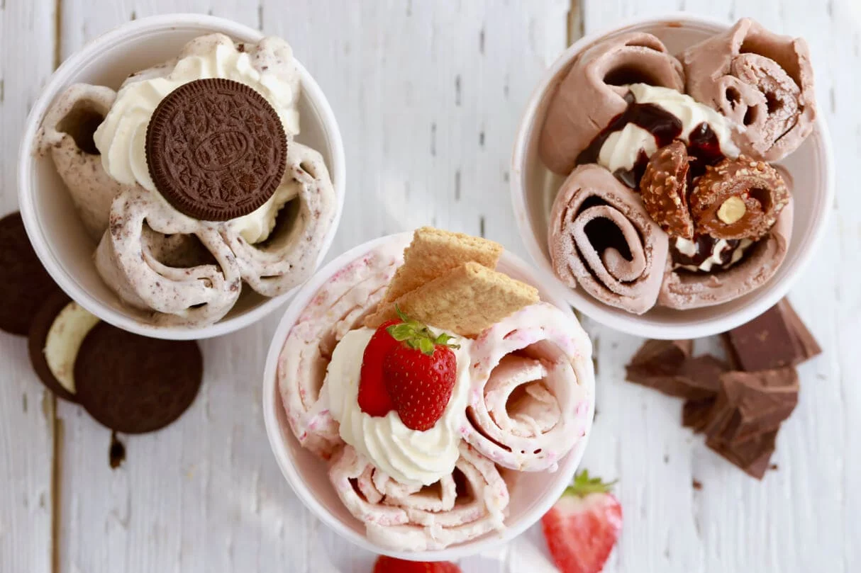 Homemade Rolled Ice Cream Recipe