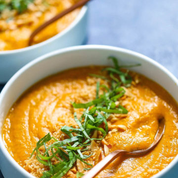 Thai Sweet Potato and Carrot Soup