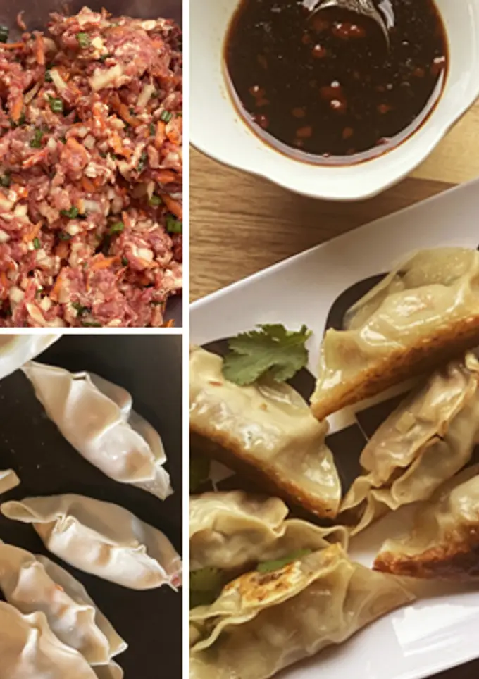 Wagyu Beef Gyoza with Soy Dipping Sauce