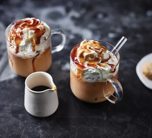 Caramel iced coffee