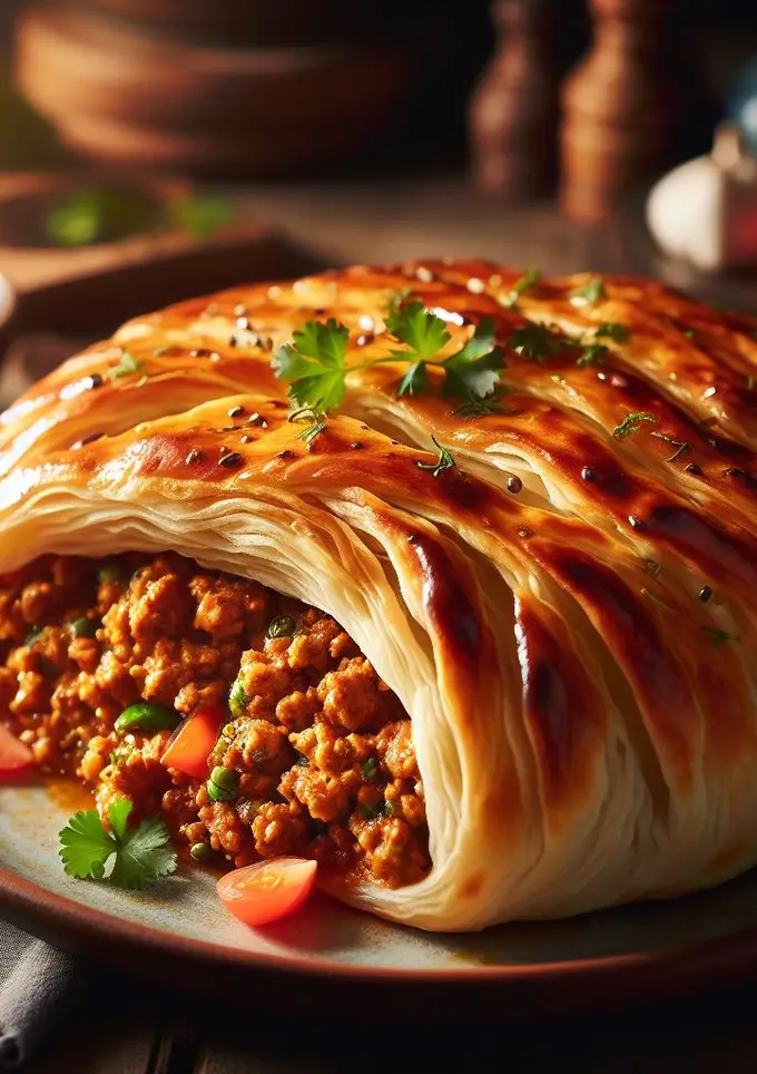 Chicken Mince Paratha