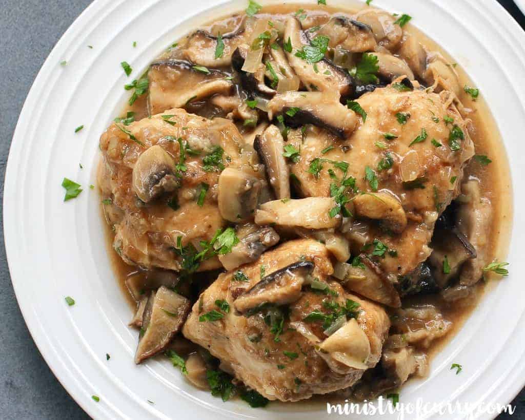 Easy Chicken Marsala Instant Pot