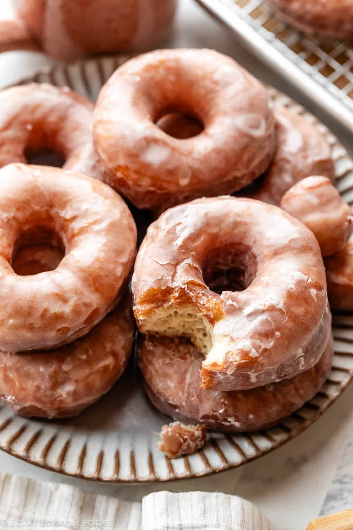 Homemade Glazed Doughnuts