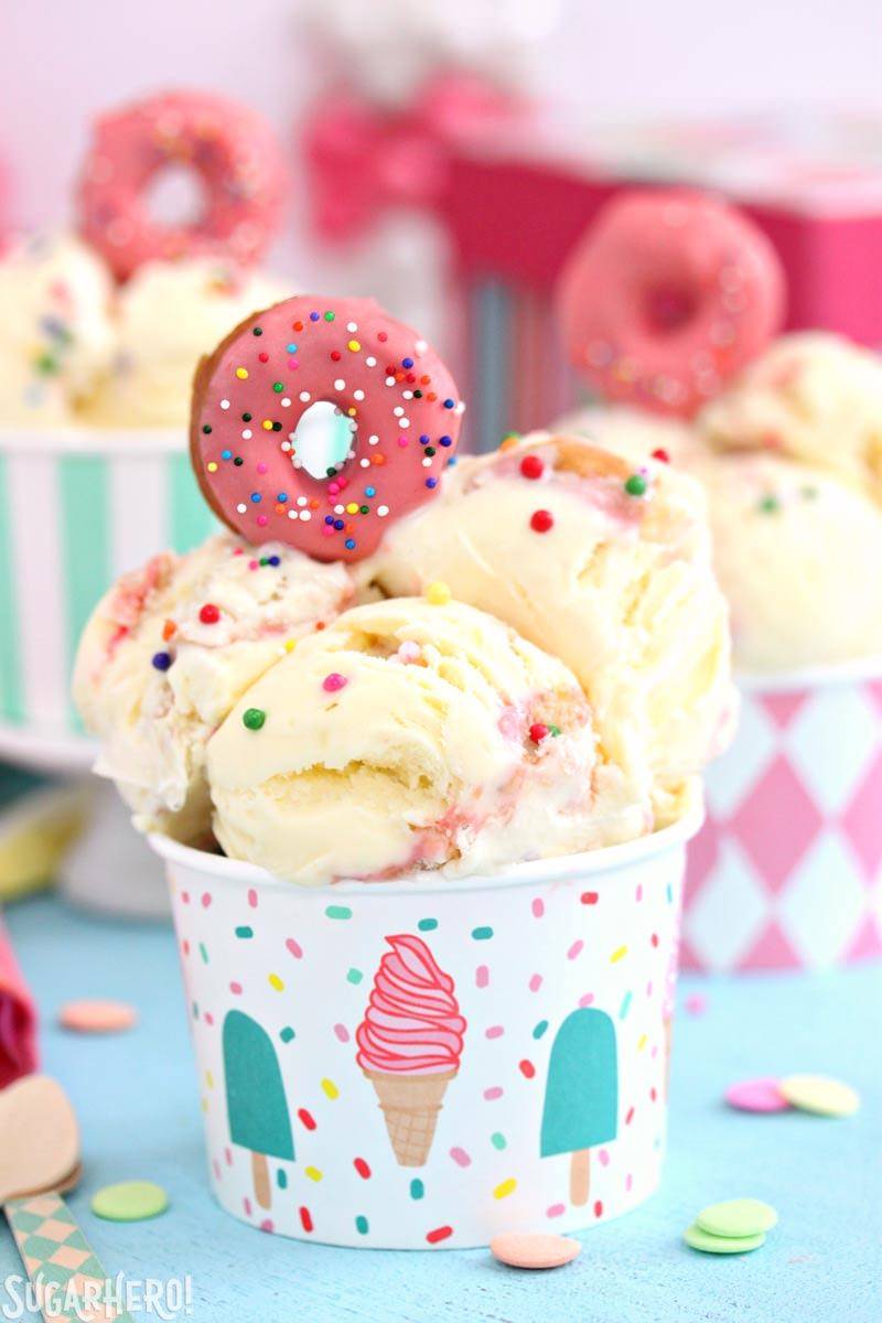 Doughnut Funfetti Ice Cream