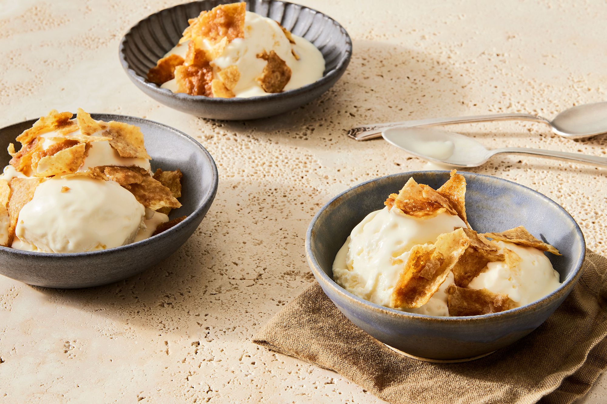 No-Churn Tortilla Chip Ice Cream